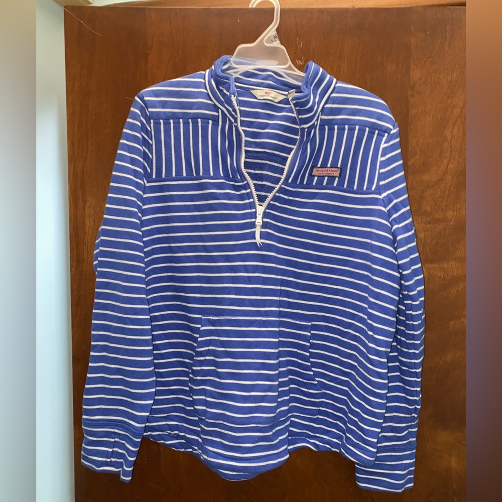 Vineyard vines relaxed fit striped fleece